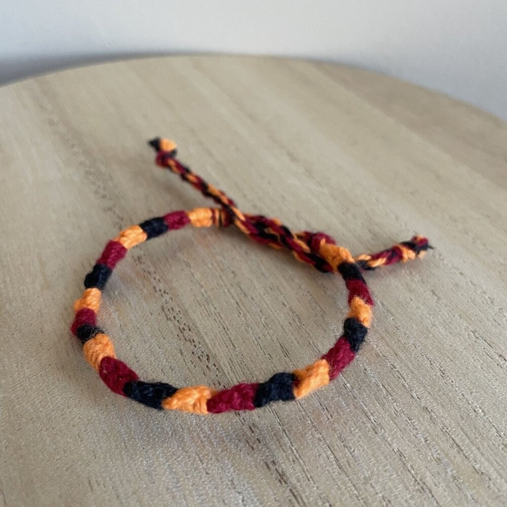 Malin Bracelet, anklet, trendy, comfortable, tie, embroidery thread, woven, gift